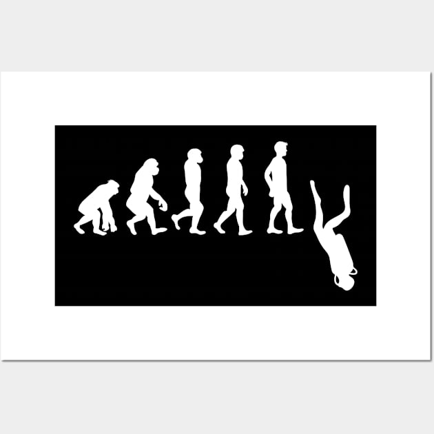 Evolution apnea diving free-diving fins Wall Art by sBag-Designs